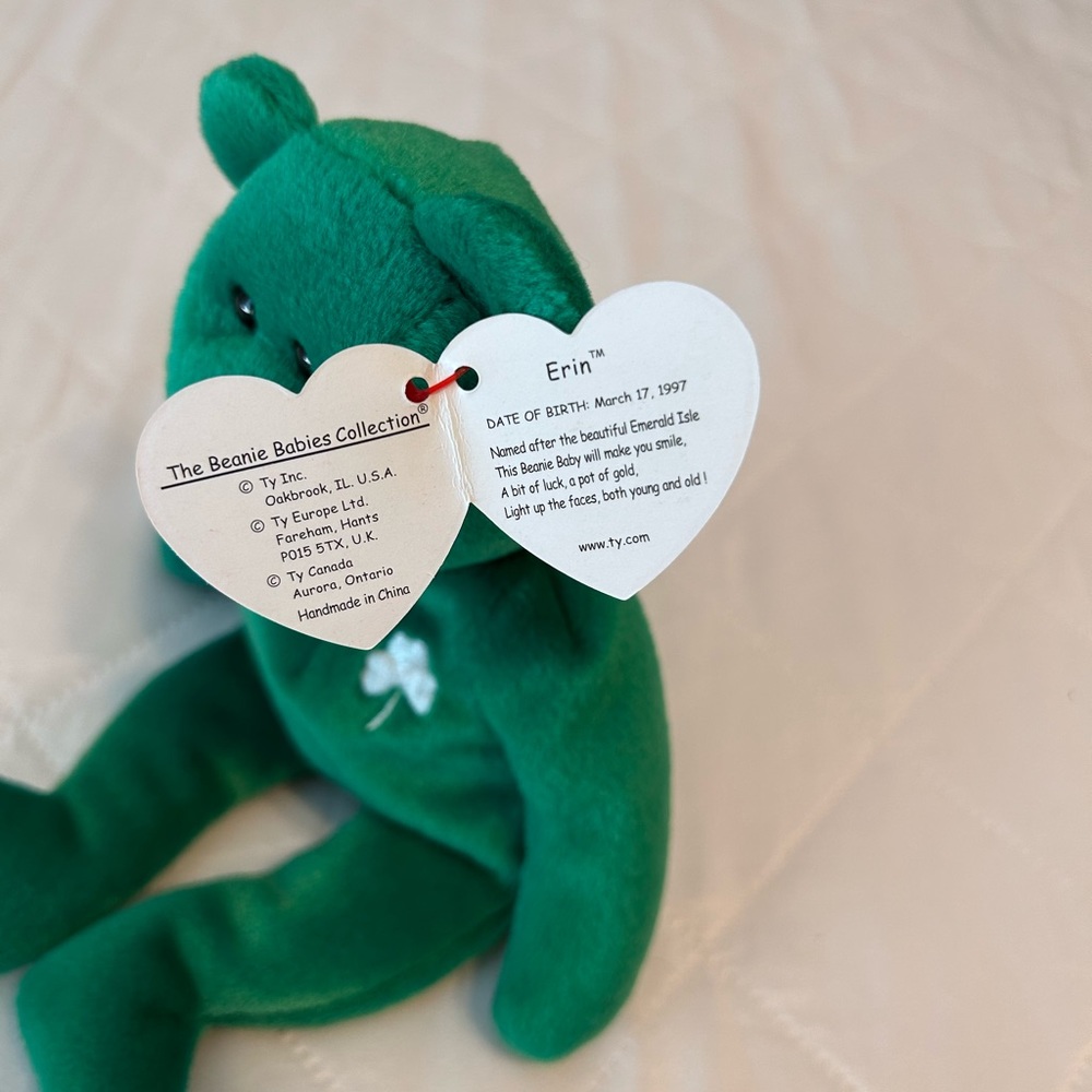 Erin Beanie Baby - Picture 3 of 3